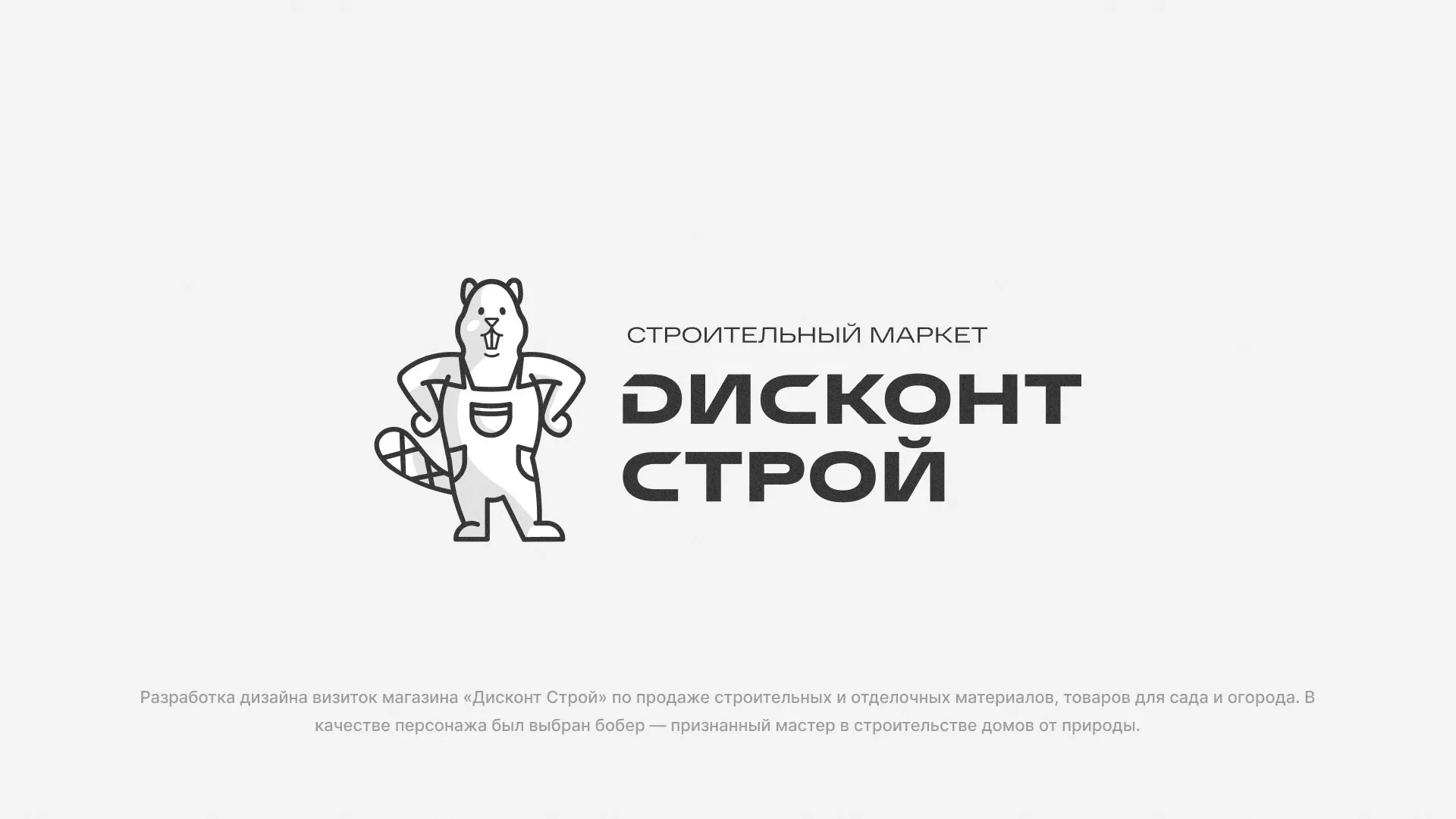 Разработка дизайна визиток магазина «Дисконт Строй» в Дальнегорске